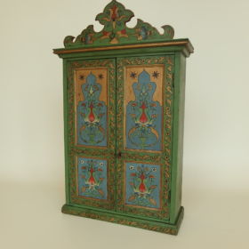 kast-beschilderd-groen-antiek-1910