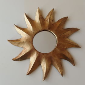 spiegel-zon-houtblad-goud